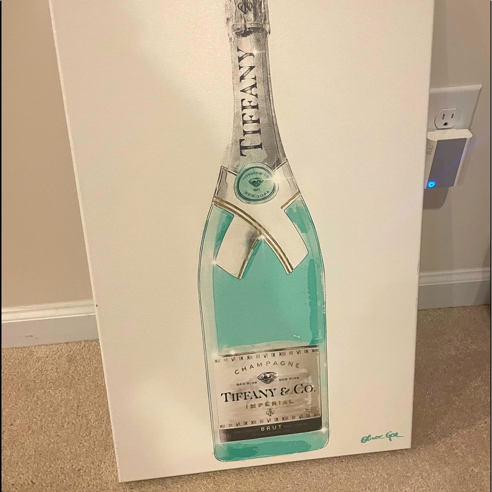 Oliver Gal Wall Art- “Priceless Champagne”